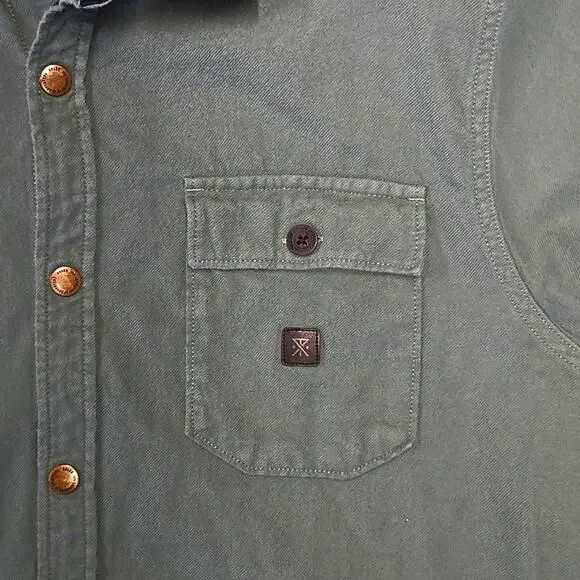 Roark Green Casual Button Down Shirt - Picture 5 of 10